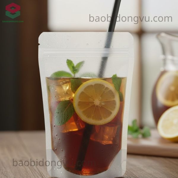 Túi zip đựng trà chanh mang đi