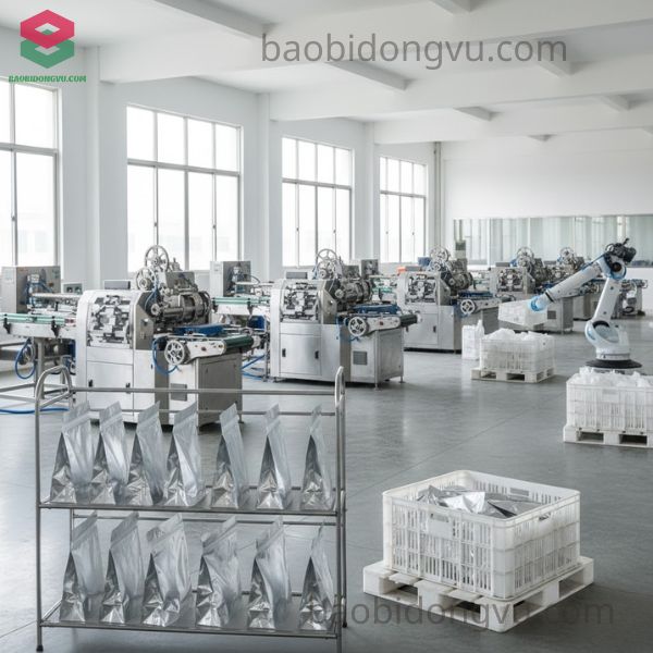 Bao Bì Đông Vũ là xưởng sản xuất túi zip đựng lẩu trực tiếp