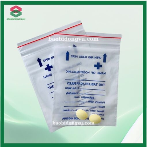 túi zip đựng thuốc