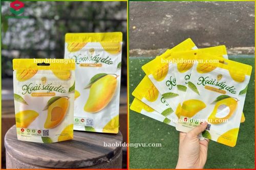 Túi zip đáy đứng được in sắc nét tại Đông Vũ