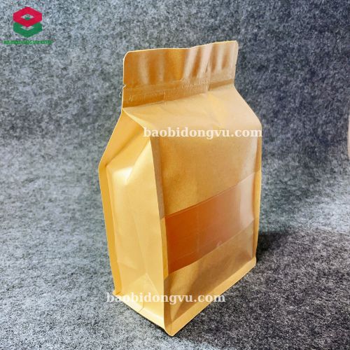 Túi Zip giấy có cửa sổ