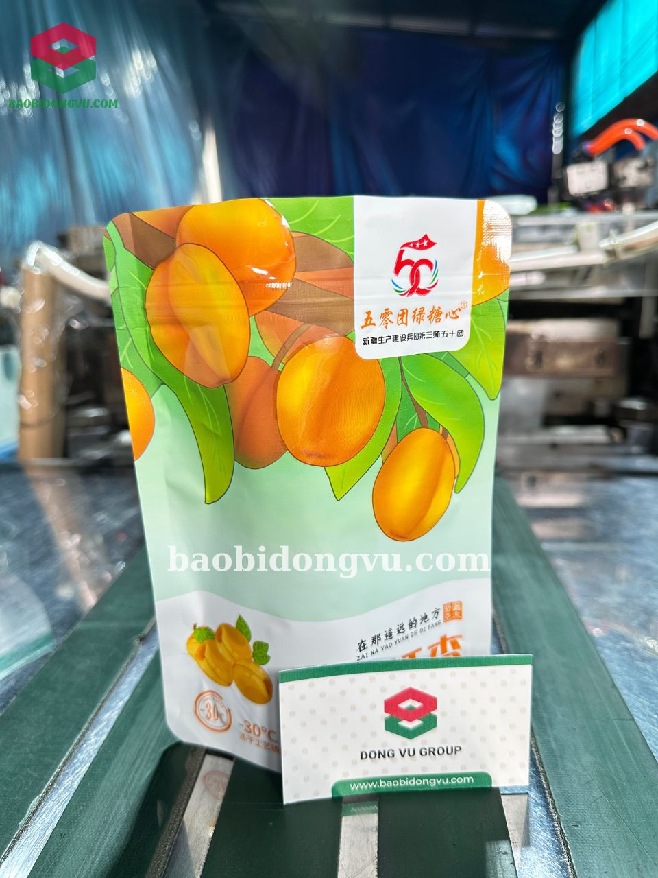 Túi zip đáy đứng in tại Đông Vũ