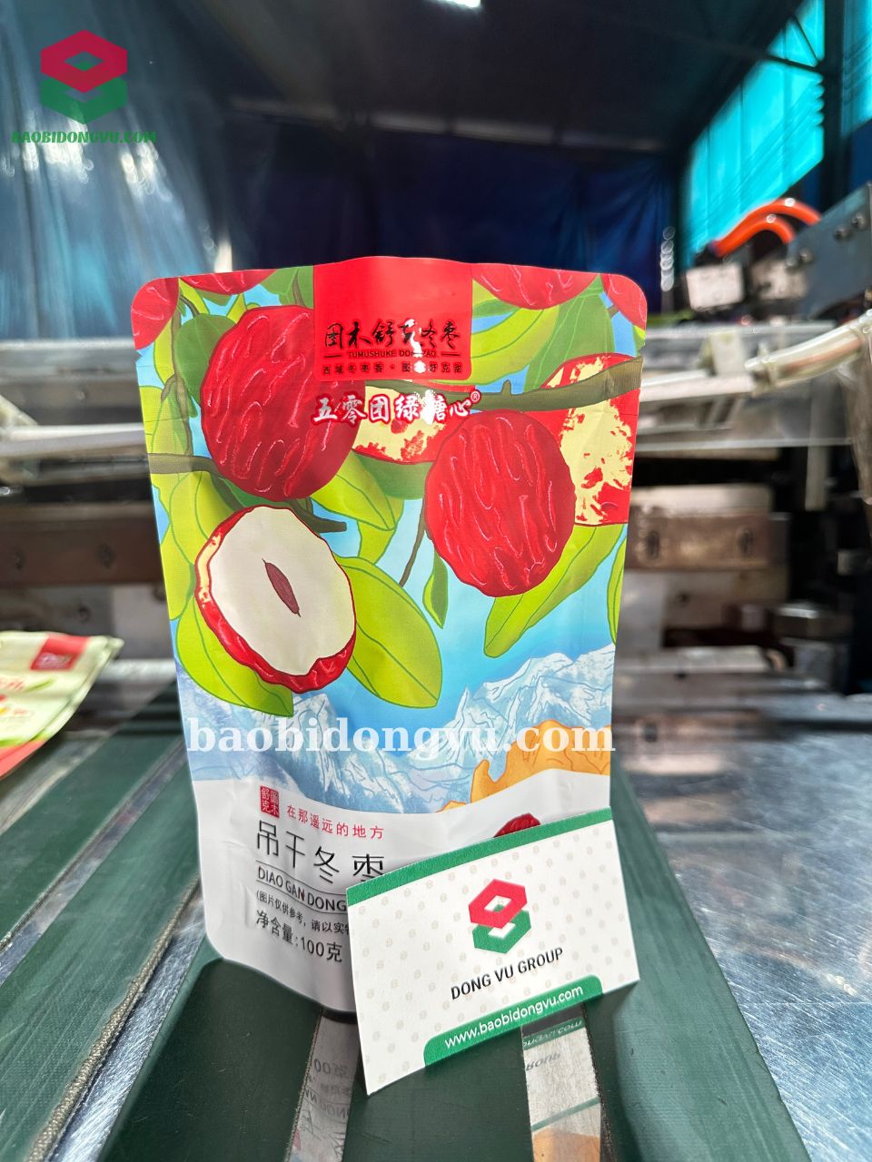 Túi zip đựng táo sấy