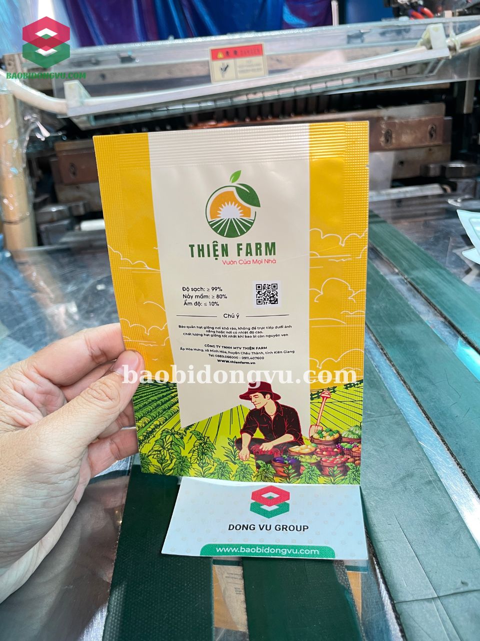 túi in kĩ thuật số phủ bóng