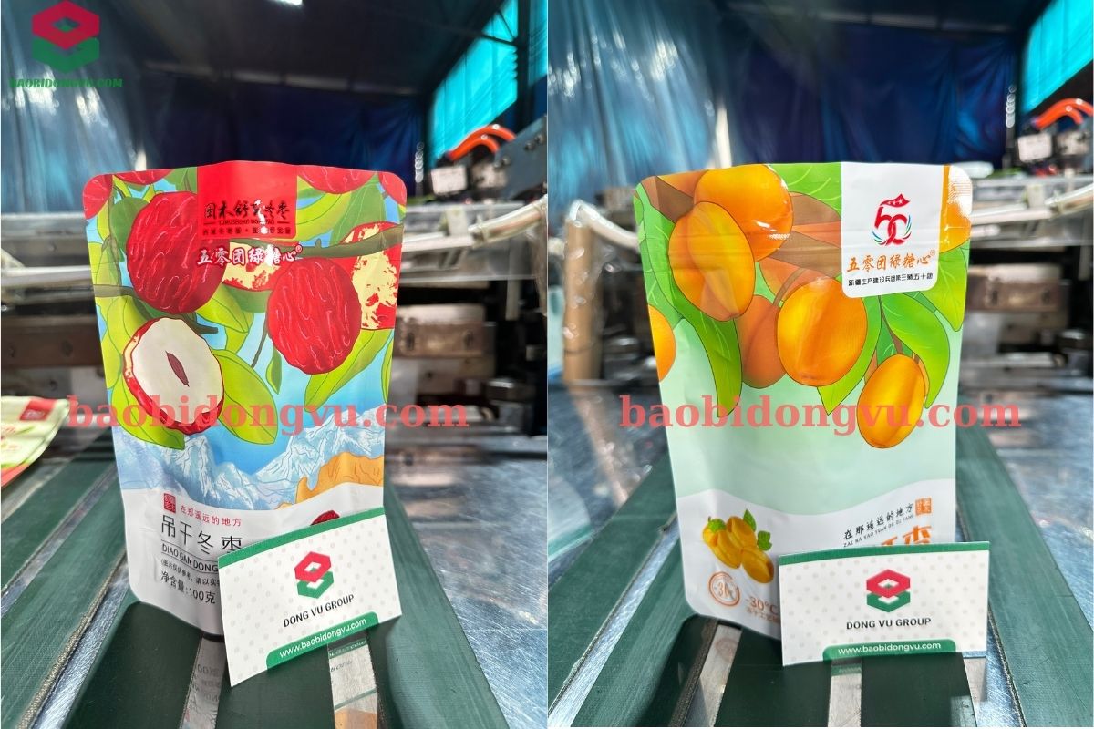 Mẫu túi zip 8 cạnh