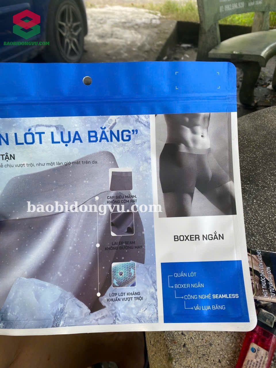 Mẫu túi zip 3 biên