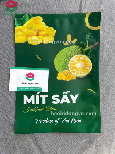 Túi 3 biên đựng mít sấy được in bằng công nghệ in không trục