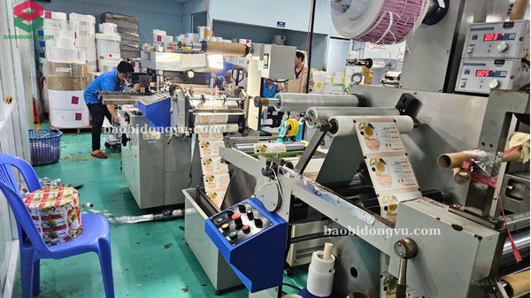 Quy trình in không trục tại Đông Vũ