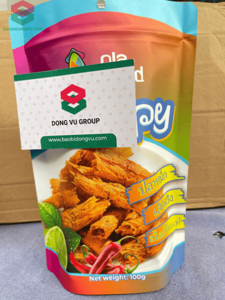 Túi zip đáy đứng in không trục