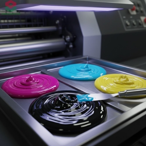 In không trục sử dụng mực in UV