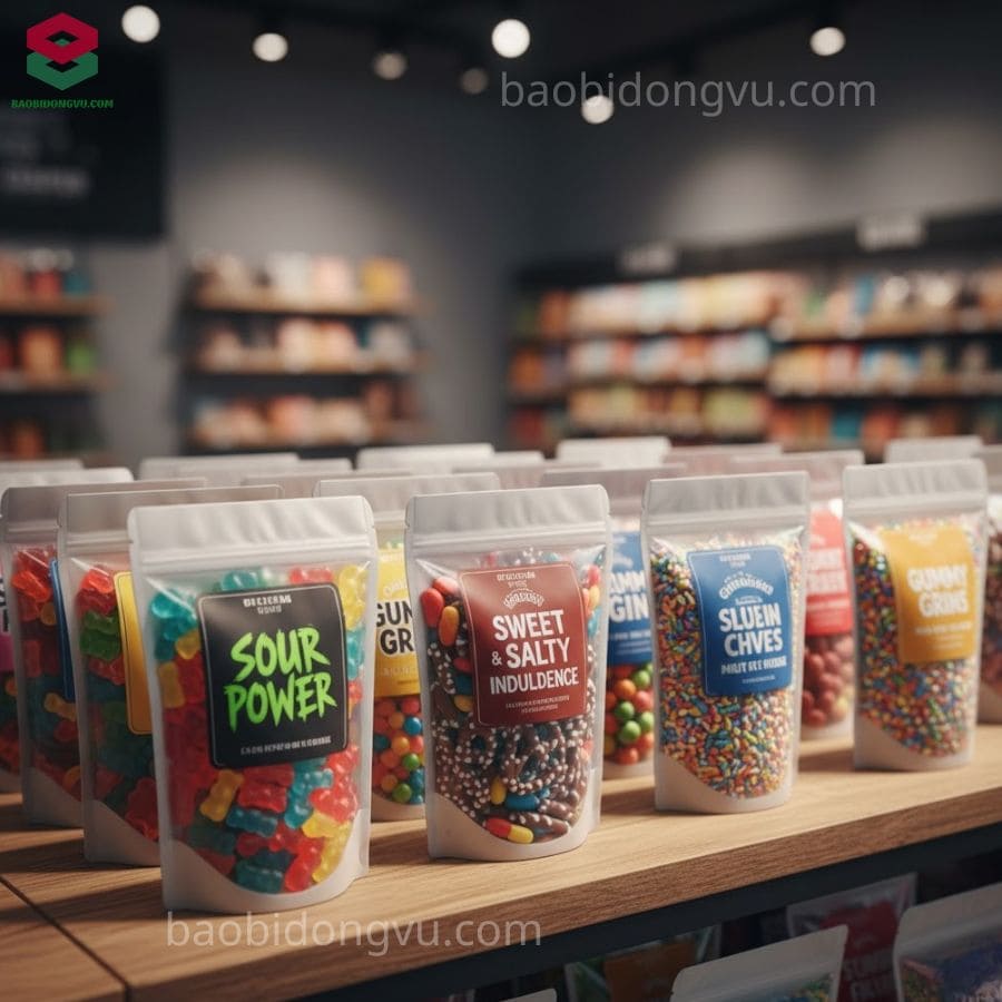 Túi zip đựng kẹo