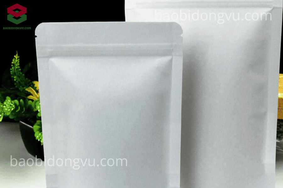 Túi ziplock bạc hoặc mờ bạc