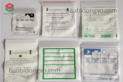 Nhiều mẫu mã túi zip chỉ (ziplock) in ấn ống đồng tại Đông Vũ