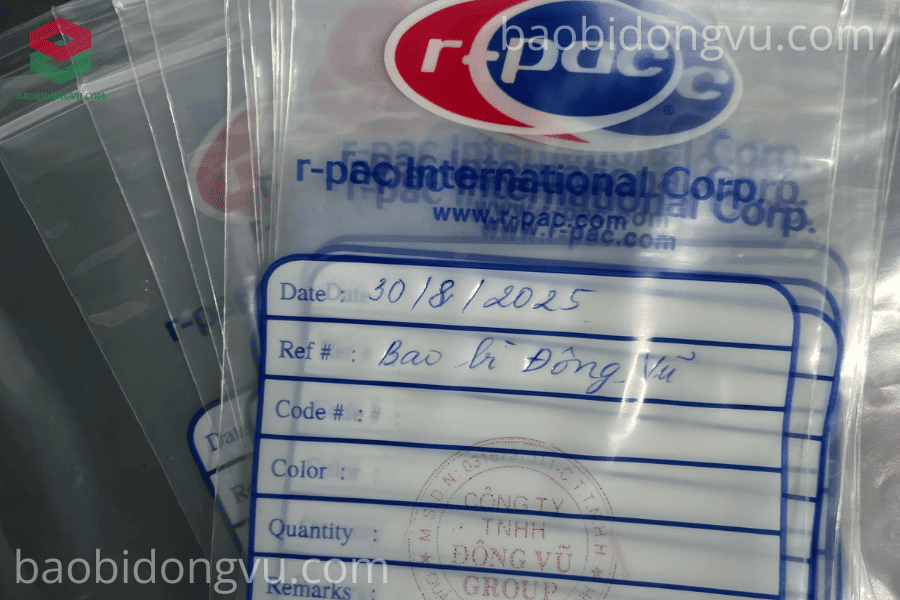 Túi zip đựng thuốc an toàn và tiện lợi trong việc bảo quản thuốc tây