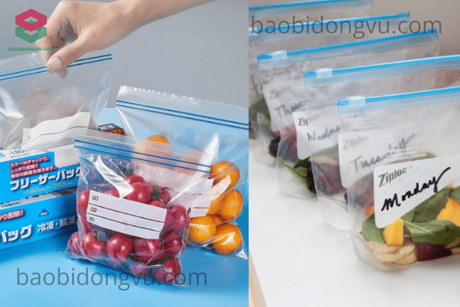 Túi ziplock có khả năng bảo quản tuyệt vời