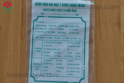 Túi zip đựng thuốc in thông tin nhà thuốc