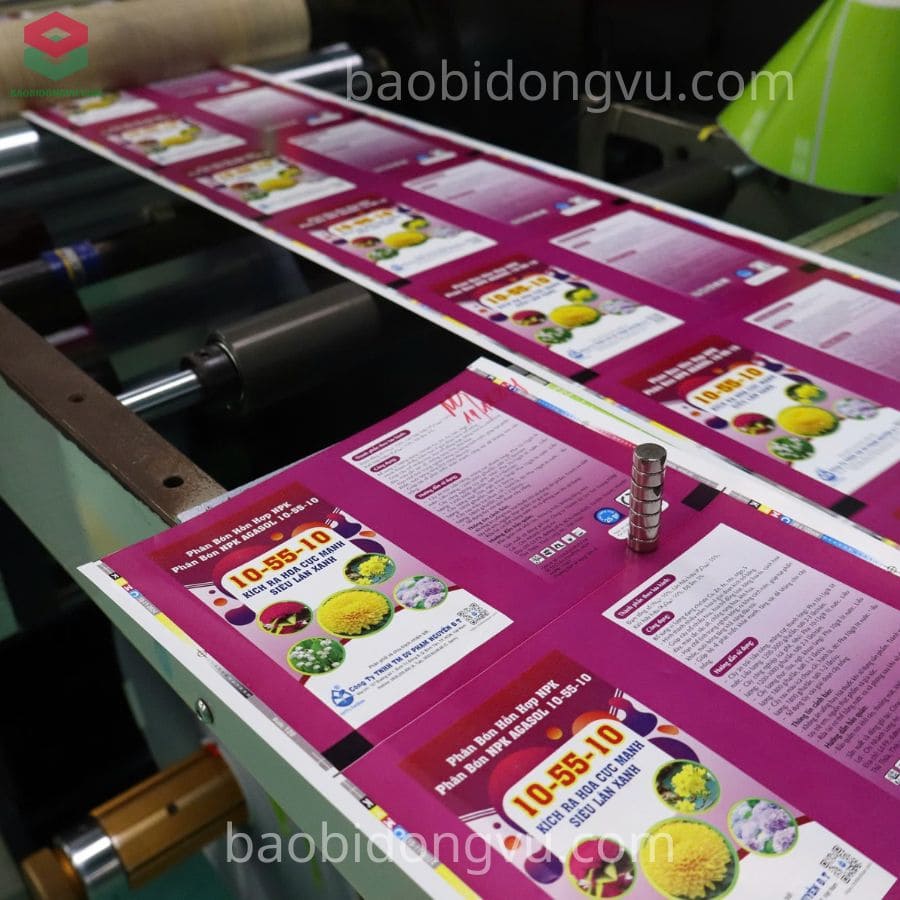 Thiết kế và in ấn bao bì dạng cuộn tại Đông Vũ