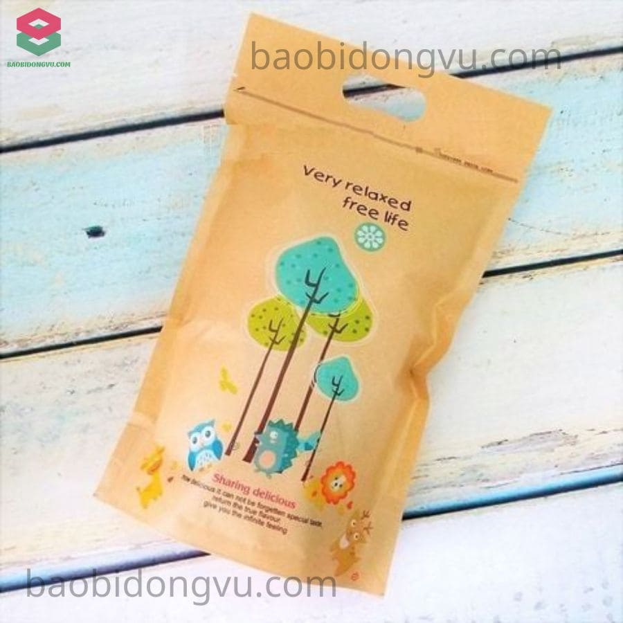 Túi zip kraft đựng kẹo