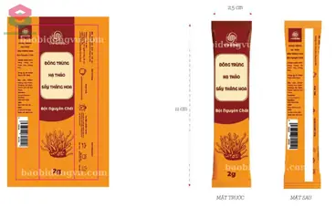 thiết kế của túi hàn lưng