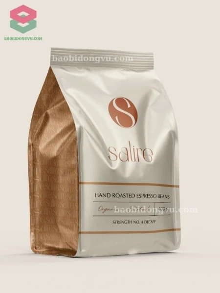 túi 4 biên được ghép màng mpet bạc