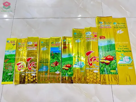túi đựng trà hàn lưng giữa đa dạng mẫu mã và in ấn sắc nét