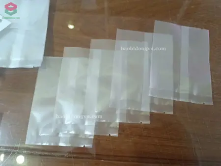 túi hàn lưng giữa kích thước nhỏ màng opp mờ ghép với cpp