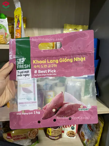 Bao bì in ống đồng đục lỗ thông hơi đang hoàn thiện kết cấu vật lý