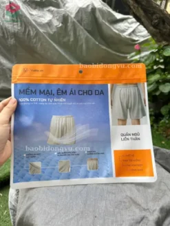 túi zip 3 biên in không trục đựng quần áo