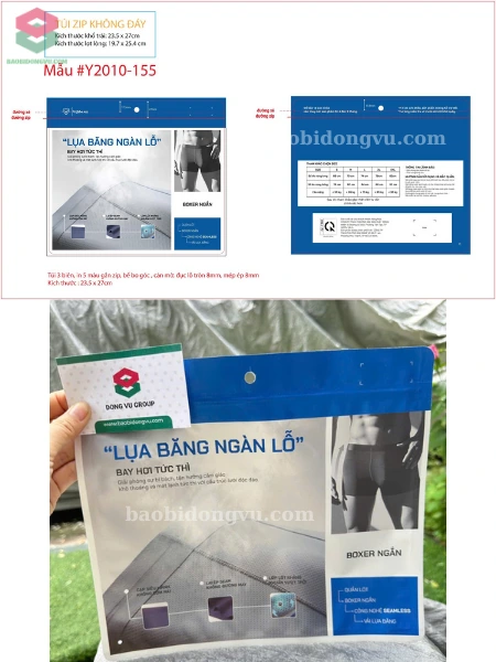so sánh giữa file thiết kế và ảnh túi thực tế của túi zip in không trục